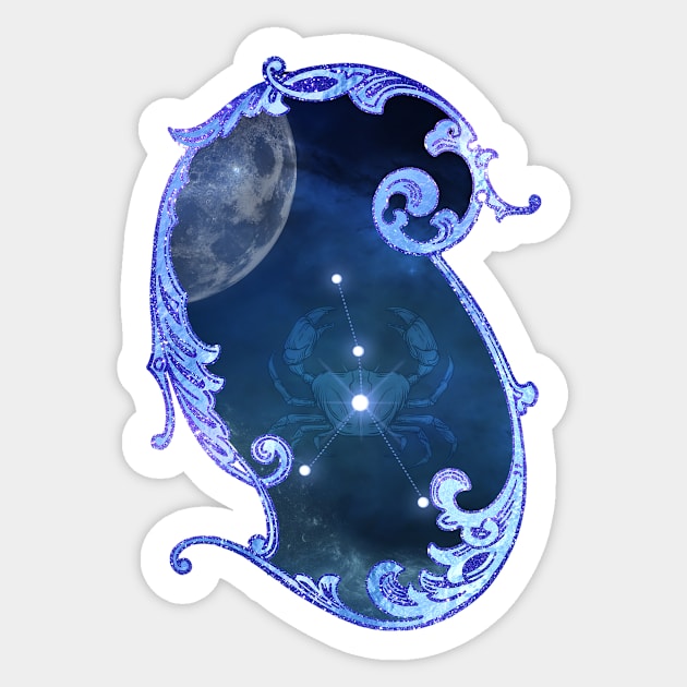 Zodiac sings cancer Sticker by Nicky2342